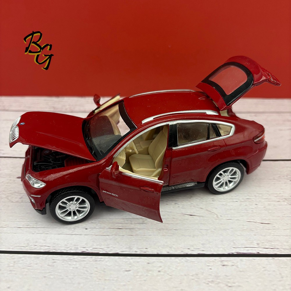 2007/2014 BMW X6 Diecast Model 1:32 Scale - Burgundy - Licensed - With Box