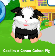 Webkinz Cookies N' Cream Guinea Pig VIRTUAL CODE ONLY