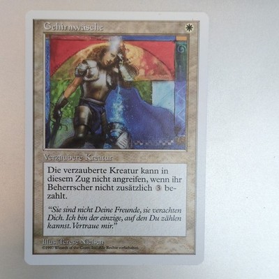 Wizards of the Coast Gehirnwäsche Magic The Gathering Verzauberung Weiß Deutsch