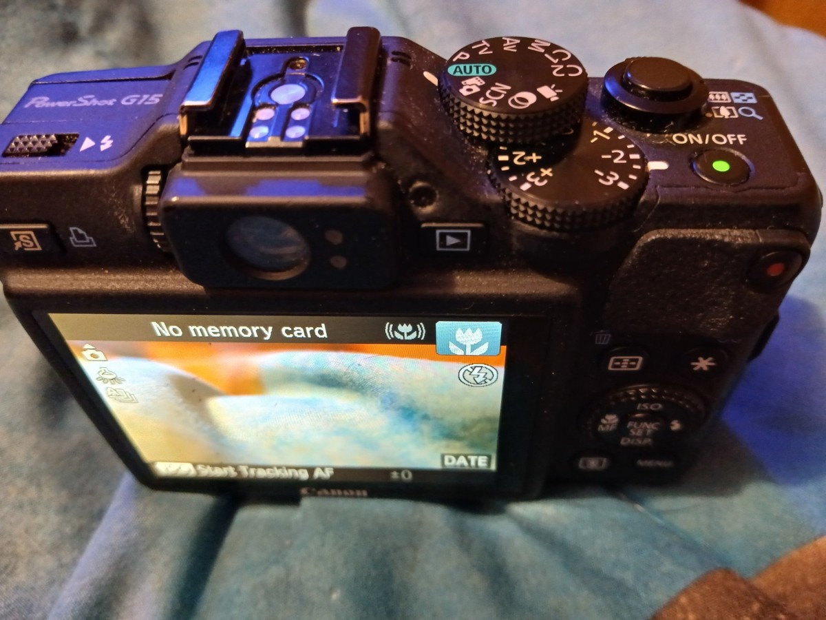 Canon PowerShot G15 12.1MP Digital Camera - Black for sale online