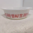 RARE Vintage PYREX # 471 Pink Amish Butterprint 1 Pt VGC No Lid