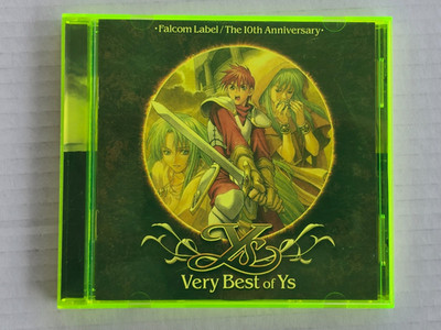 Rare The Very Best of YS CD Falcom 10th Anniversary Video Game Soundtrack Taiwan