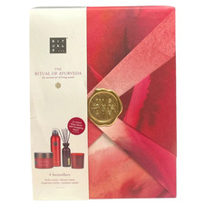 The Ritual of Ayurveda 4 Best Sellers Set Body Scrub Cream Foam Candle