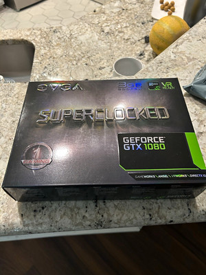 EVGA GeForce GTX 1080 SC ACX 3.0 8GB GDDR5X VR Ready DirectX 12