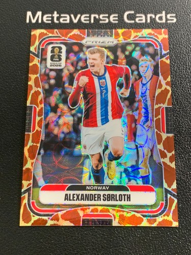 2026 Panini Prizm FIFA World Cup Alexander Sorloth Choice Giraffe SSP Norway