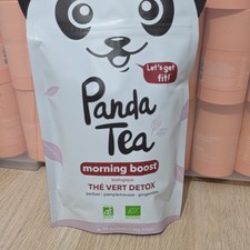 Panda Tea Morning Boost thé vert détox bio Pamplemousse Gingembre 28 sachets