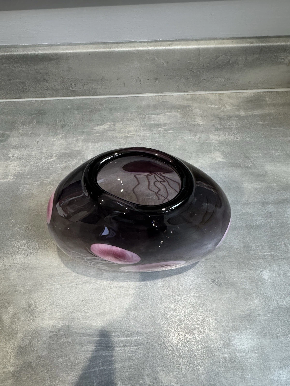 Siddy Langley Jelly Fish Oval Vase 2023 Pink/Purple Brand New 5