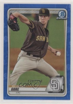 2020 Bowman Chrome Prospects Blue Refractor 6/150 Mackenzie Gore #BCP-184 4k8