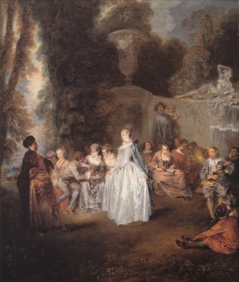 Watteau Les Fetes Venitiennes Kunstdruck Poster Wanddeko Luxus Konzept Home Cr