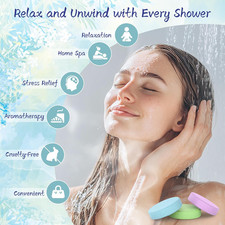 Shower Steamers 8 Pack Aromatherapy Essential Oils Gift for Women Men Relaxation