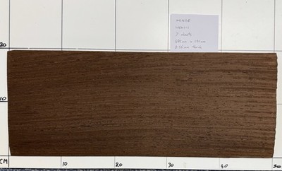 Wenge gevierteltes Echtholzfurnier 7 Blatt 490 mm x 190 mm WEN1-1 Intarsien Basteln 