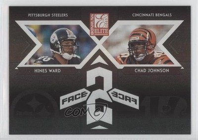 2005 Donruss Elite Face 2 Face Black /500 Hines Ward Chad Johnson #CB-12 g2u