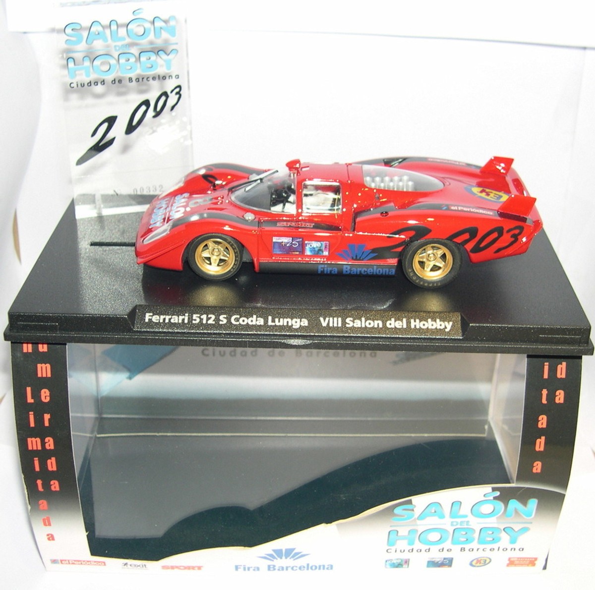Fly 08022 Ferrari 512 S CODA LUNGA Edi. Esp.viii Salon Hobby
