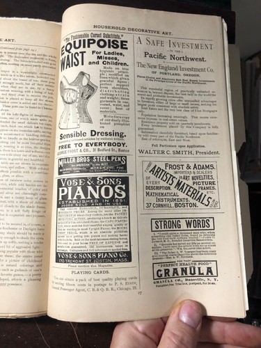 ANTIQUE New England Magazine - June 1891 LYNN, MA RICHARD WAGNER HARVARD - Picture 17 of 21