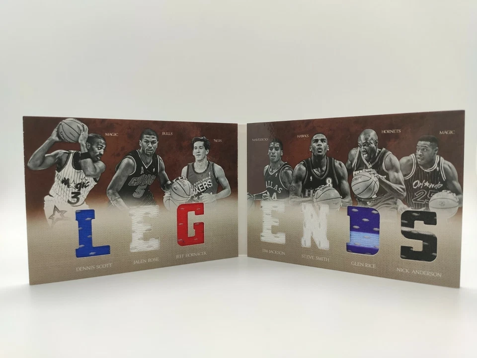 🌟 RARO 🌟 Panini 🏀 6X Reliquias Usadas en Juegos 🏀 LEYENDAS - ARROZ GLEN - STEVE SMITH Foto 2 de 4