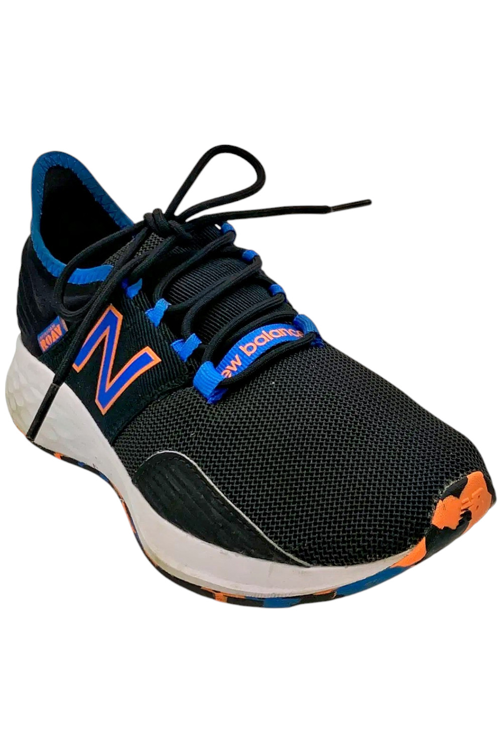 New Balance Kids' Boys Fresh Foam Roav V1 Black/Blue/Orange
