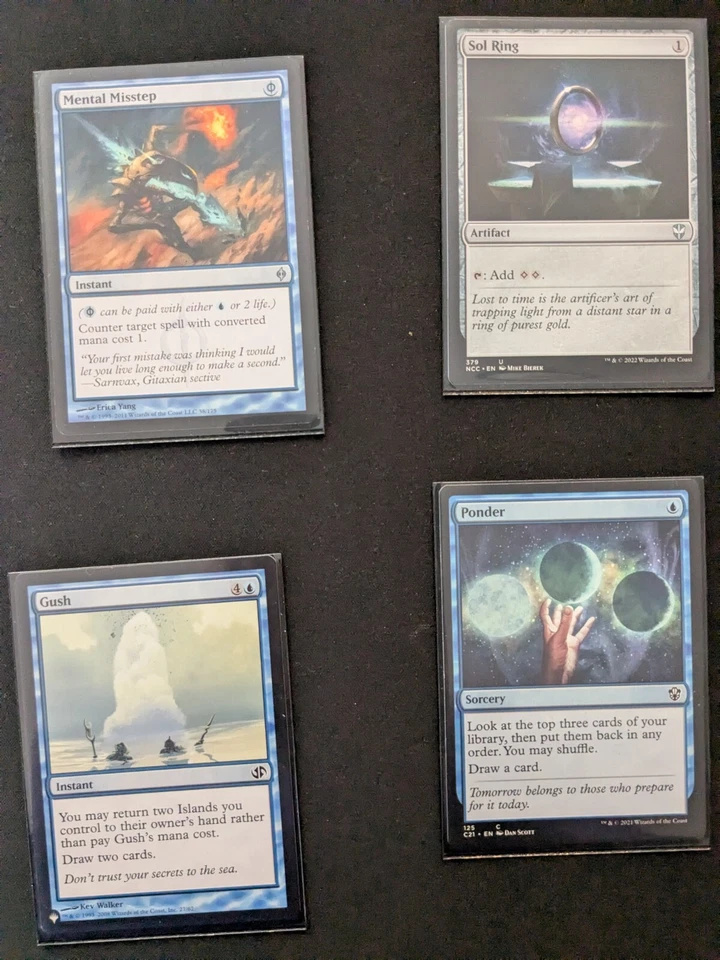 MTG Vintage Deck - Tinker Theme - Mono Blue + Sleeves - Image 4 of 4