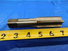 GREENFIELD 1 1/8 12 NF GH4 HSS PLUG TAP 4 STRAIGHT FLUTE 1.125 C12 GTD USA MADE