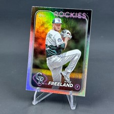 2024 Topps Series 2 Kyle Freeland Rockies Base Rainbow Foil Parallel #198
