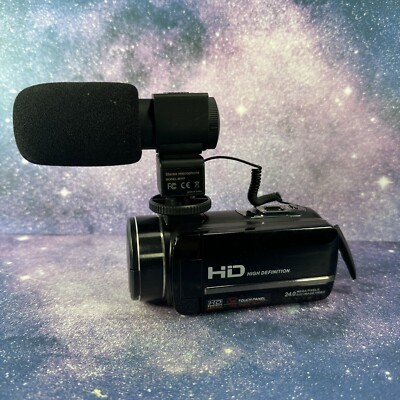 FHD Camcorder Digital Camera 24 Megapixel 16x Zoom Microphone Streaming 