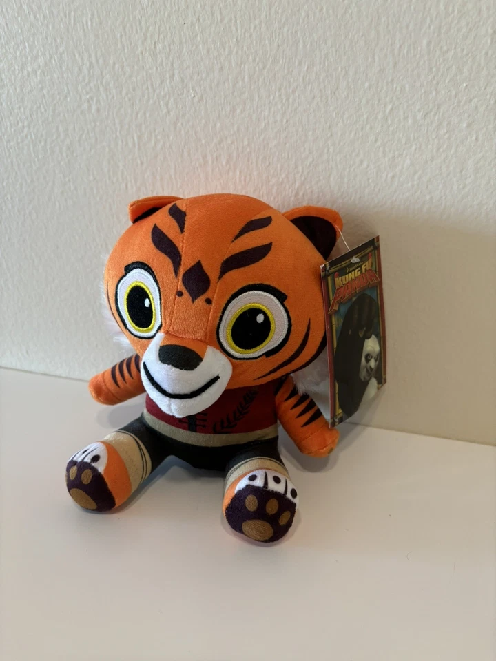Nuevo Kung Fu Panda Peluche 6" Juego Completo De 3 Dreamworks Juguete Fábrica Foto 3 de 4