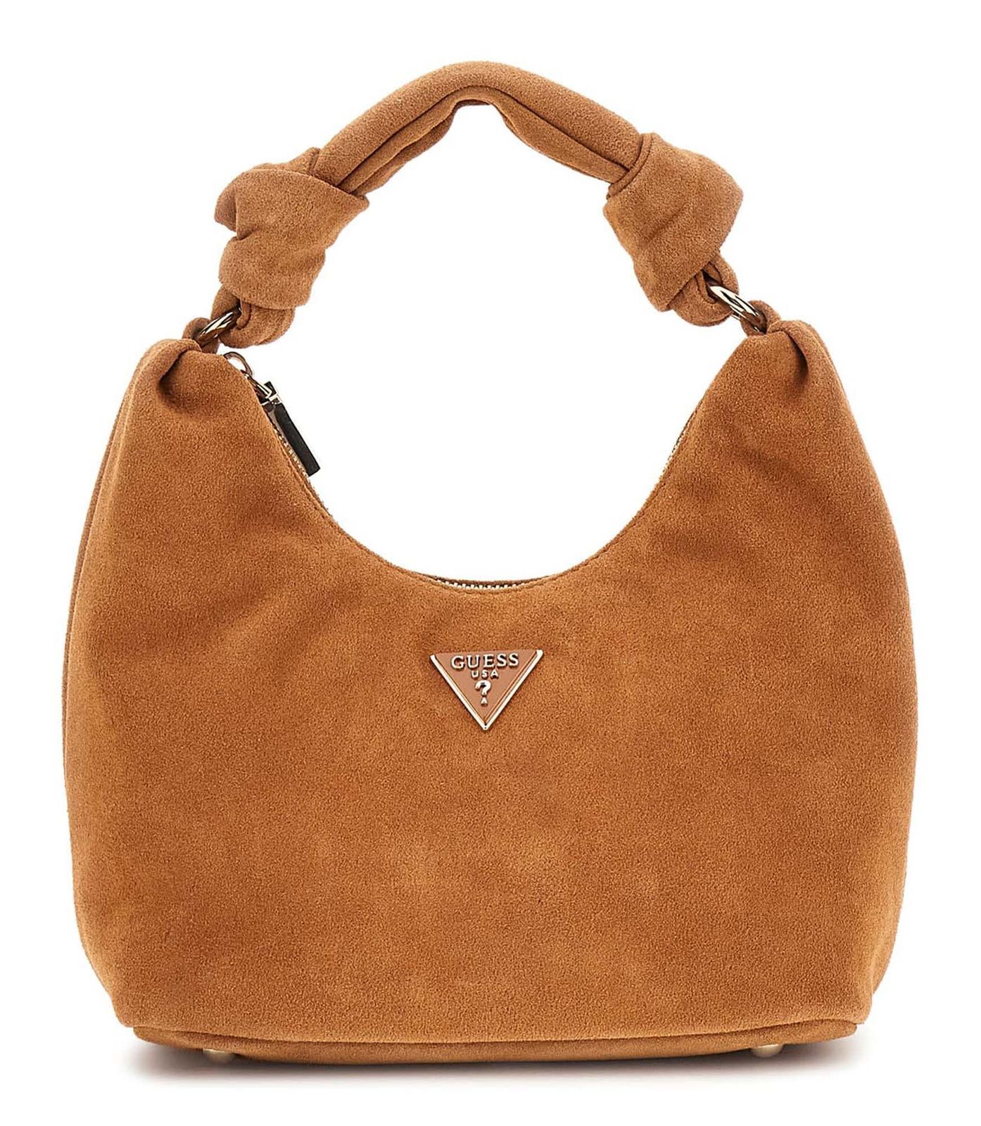 GUESS shoulder bag Isotta Hobo Bag Cognac