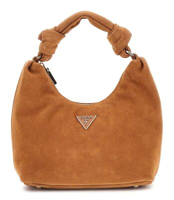 GUESS Isotta Hobo Bag Schultertasche Tasche Cognac hellbraun Neu