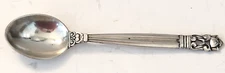 GEORG JENSEN ACORN STERLING SILVER DEMITASSE SPOON DENMARK