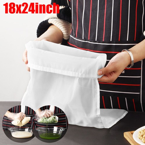Lebensmittelqualität Sojamilch Filtertüten 45*60CM Wiederverwendbar Feinmaschig Beutel Milchfilterbeutel - Bild 2 von 11