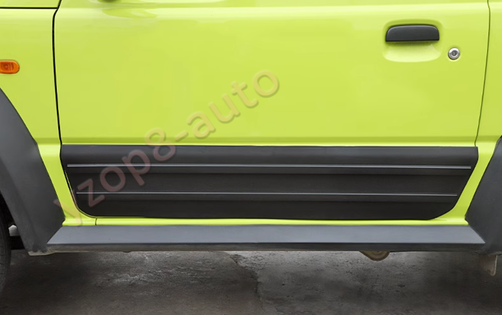 For Suzuki Jimny 2019-2024 Black Side Door Body Molding Anti