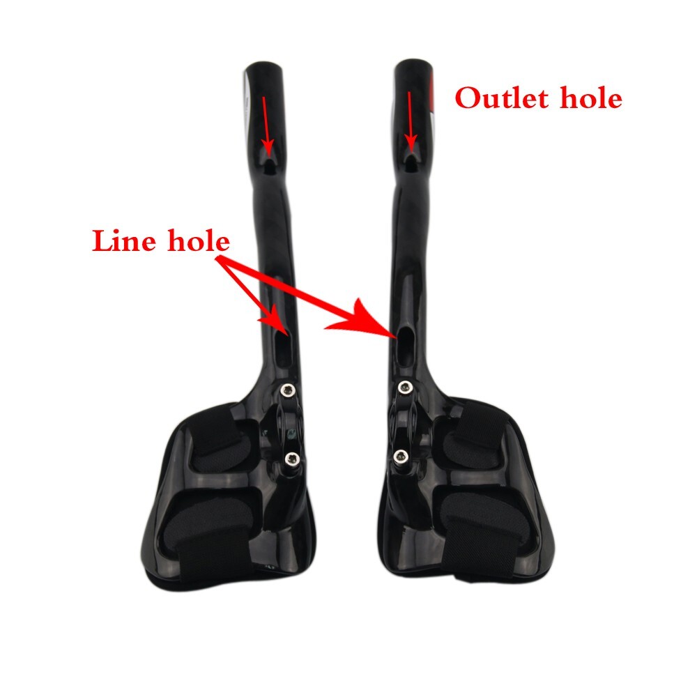 31.8 Carbon Aero Bars Bicycle Extender Triathlon Handle Bar TT Handlebars 340mm