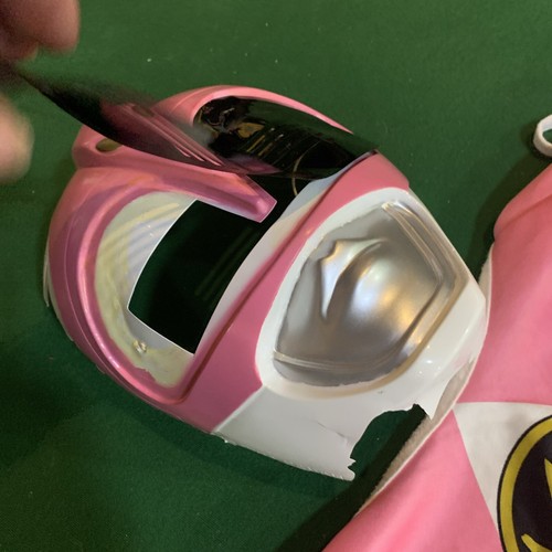 Vintage Pink Mighty Morphin Power Rangers Gloves (1994) and Costume Gloves Work - Picture 6 of 8