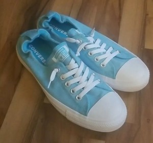 converse all star shoes blue