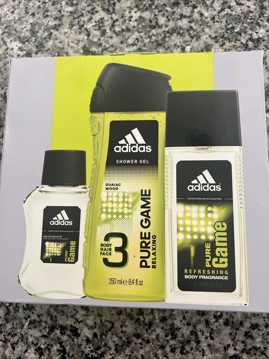 Sluit een verzekering af heerser Dalset Adidas pure game gift set | eBay