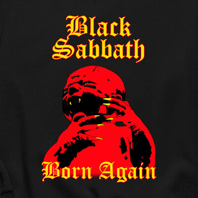 BLACK SABBATH Born Again Tour Merch, Rock Metal Band Vintage