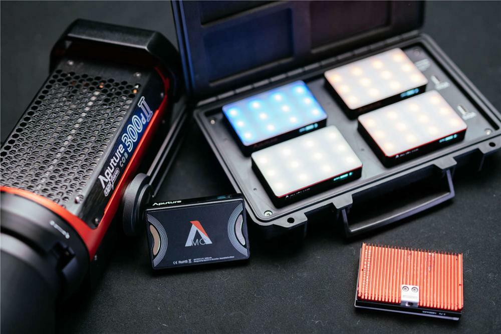 Aputure Amaran AL-MC RGB Led Video Light 4 Light Travel Kit with