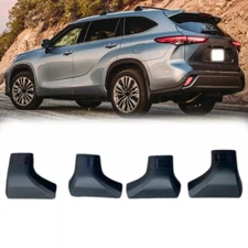 4x Car Roof Rack Cross Bar End Cover Cap For Toyota Highlander XLE XSE 2020-2024