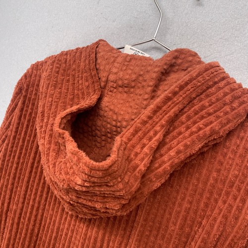 Giacca cotone Color Me donna arancione medio swing velluto a coste cotone con cappuccio - Foto 14 di 15