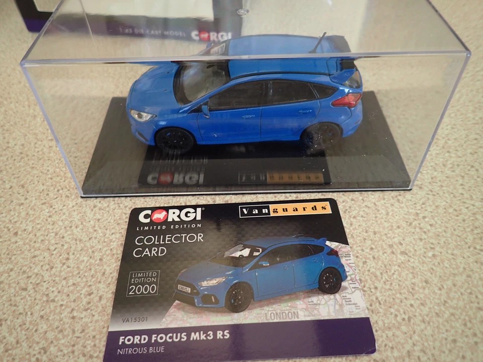 Vanguards VA15301 1:43 Ford Focus MK3 RS Nitrous Blue Untouched - Image 2 of 4