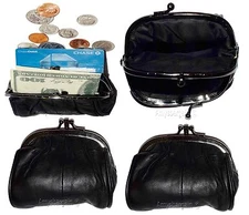 Lot of 4 Change Purse, leather coin case, Women’s mini pocket Change coin case