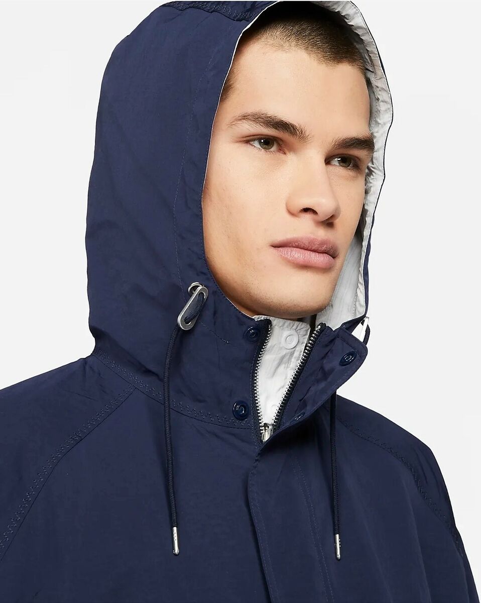 Reversible Parka Nike x Kim Jones Rain Coat DC9982-451 Blue Reversible Parka Nike x Kim Jones Rain Coat DC9982-451 Blue