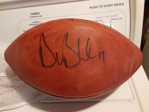 drew bledsoe signed football