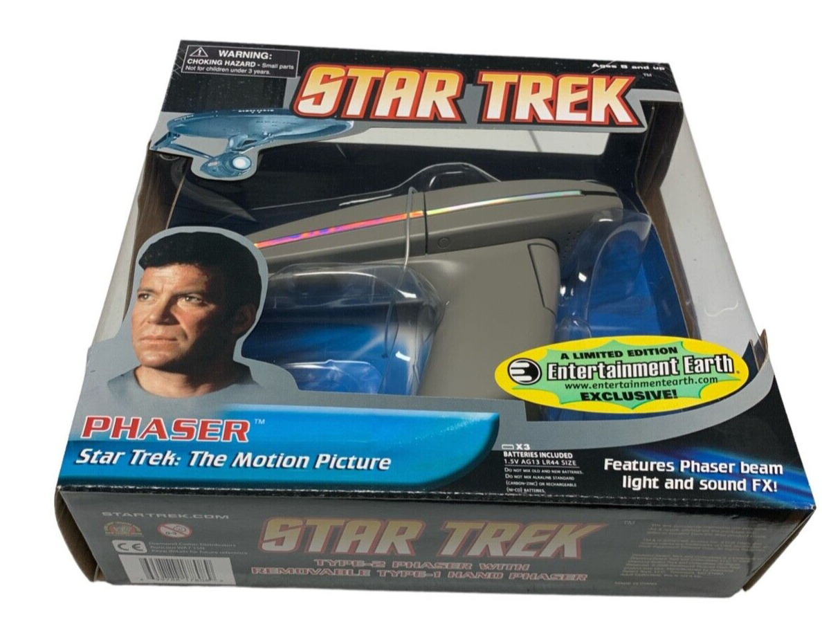 star trek motion picture phaser Diamond New In Box | eBay
