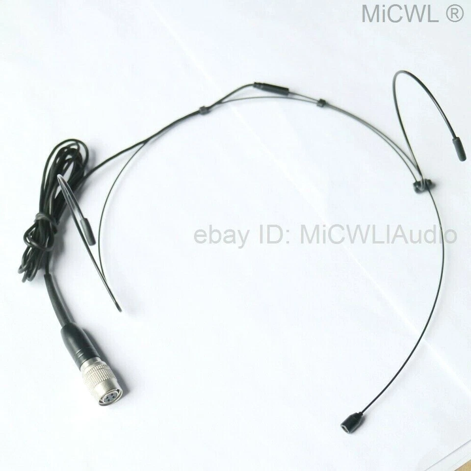 ATW900 ear Headset Microphone For Audio-Technica VHF UHF Wireless System Black - Image 4 of 4