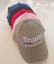 President Donald Trump 2024 Embroidered Caps, New Condition