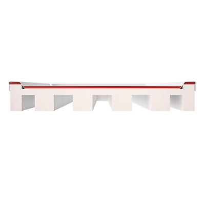 AQUABAD Duschwanne Elegana 80x80 Cm – Quadratische Duschtasse In White Stone Mit LeakProtect