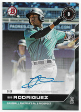 2020 Bowman Next JULIO RODRIGUEZ Baseball America's Top Prospects AUTO #T5A