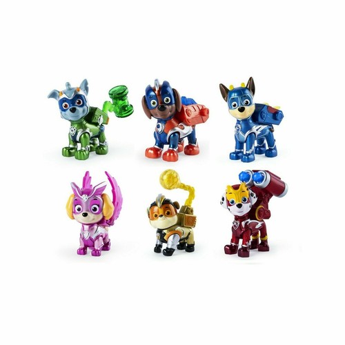 paw patrol mighty pups figurines