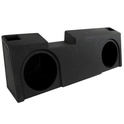 QPOWER QBOMB DUAL 10'' VENTED EMPTY SUB BOX FOR 2019-22 CHEVY GMC CREW DOUBLE CAB