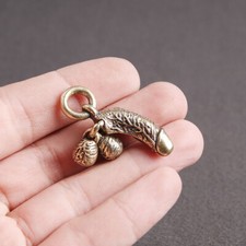 2Pcs Keychain Key tag Man Genitals Penis Brass Pendant Men Women Friends Fun